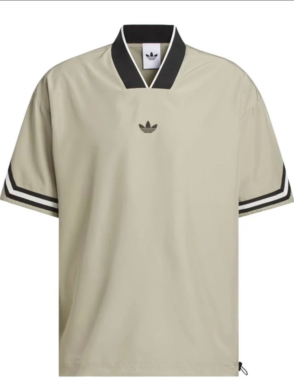 Adidas-Unisex Originals Basketball Warm Up Short Sleeve T-Shirt
